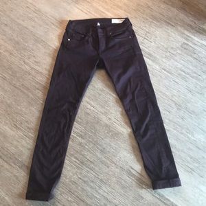Rag and bone maroon boyfriend jeans